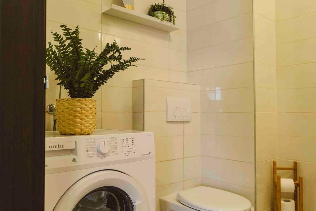 Vivando - Beautiful Studio B + Parking Bukares Bagian luar foto